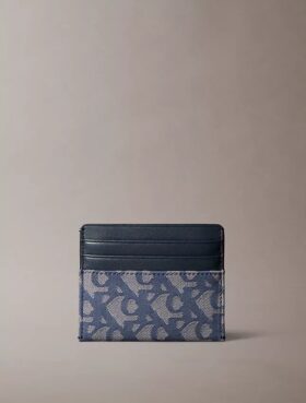 Θήκη καρτών με μοτίβο Monogram σε όλη την επιφάνεια