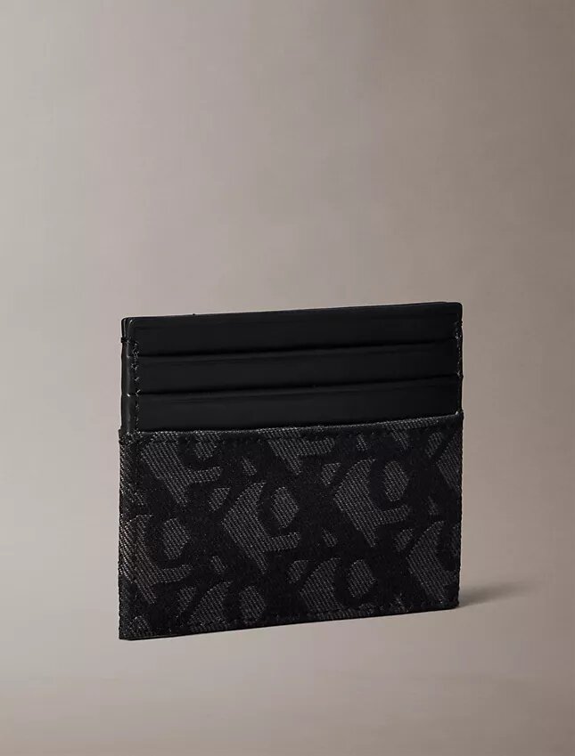 Θήκη καρτών με μοτίβο Monogram σε όλη την επιφάνεια Θήκη καρτών με μοτίβο Monogram σε όλη την επιφάνεια