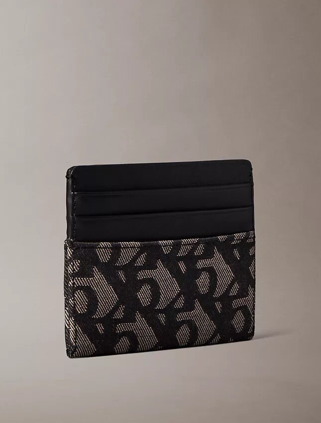 Θήκη καρτών με μοτίβο Monogram σε όλη την επιφάνεια Θήκη καρτών με μοτίβο Monogram σε όλη την επιφάνεια