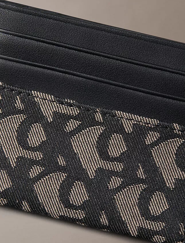 Θήκη καρτών με μοτίβο Monogram σε όλη την επιφάνεια Θήκη καρτών με μοτίβο Monogram σε όλη την επιφάνεια