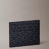 Θήκη καρτών με μοτίβο Monogram σε σχήμα βότσαλου