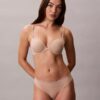 Thong από ελαστική Microfiber με δαντέλα Thong από ελαστική Microfiber με δαντέλα
