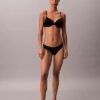 Thong από ελαστική Microfiber με δαντέλα Thong από ελαστική Microfiber με δαντέλα