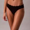 Thong από ελαστική Microfiber με δαντέλα, σε συσκευασία 3 τεμαχίων