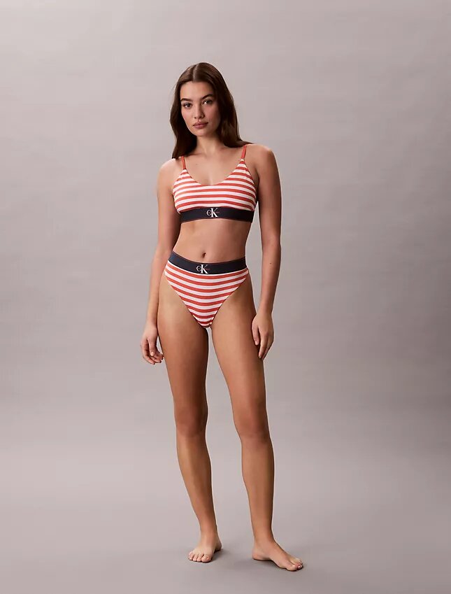Thong από ελαστική Microfiber με γραφικό Monogram Thong από ελαστική Microfiber με γραφικό Monogram
