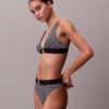 Thong από ελαστική Microfiber με γραφικό Monogram Thong από ελαστική Microfiber με γραφικό Monogram