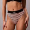 Thong από ελαστική Microfiber με γραφικό Monogram Thong από ελαστική Microfiber με γραφικό Monogram