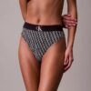Thong από ελαστική Microfiber με γραφικό Monogram Thong από ελαστική Microfiber με γραφικό Monogram