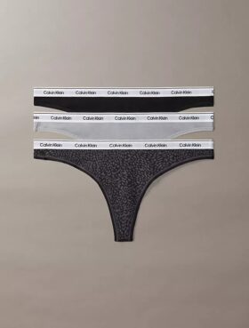 Thong χαμηλής μέσης με λογότυπο Icon, σε συσκευασία 3 τεμαχίων