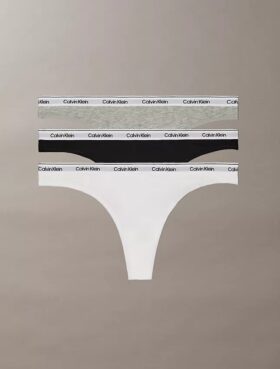 Thong χαμηλής μέσης με λογότυπο Icon, σε συσκευασία 3 τεμαχίων