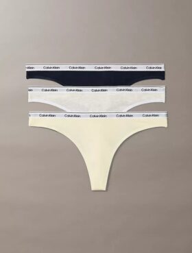 Thong χαμηλής μέσης με λογότυπο Icon, σε συσκευασία 3 τεμαχίων