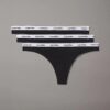 Thong χαμηλής μέσης με λογότυπο Icon, σε συσκευασία 3 τεμαχίων