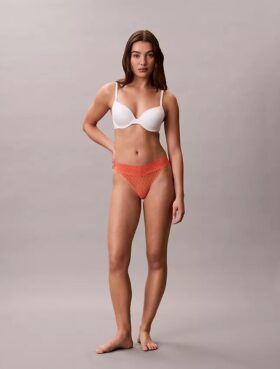 Thong με δαντέλα και λογότυπο Icon
