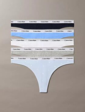 Thong με εμβληματικό λογότυπο, συσκευασία 5 τεμαχίων