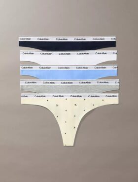 Thong με εμβληματικό λογότυπο, συσκευασία 5 τεμαχίων