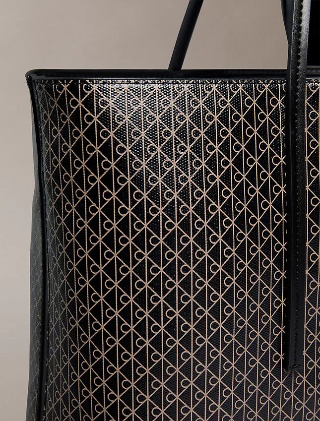 Τσάντα Tote με λογότυπο σε όλη την επιφάνεια και θήκη Τσάντα Tote με λογότυπο σε όλη την επιφάνεια και θήκη