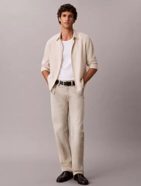 Τζιν Standard Straight από μείγμα μαλλιού Τζιν Standard Straight από μείγμα μαλλιού