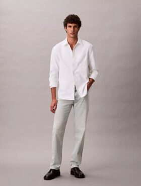 Τζιν Standard Straight από μείγμα μαλλιού Τζιν Standard Straight από μείγμα μαλλιού