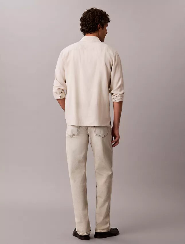 Τζιν Standard Straight από μείγμα μαλλιού Τζιν Standard Straight από μείγμα μαλλιού