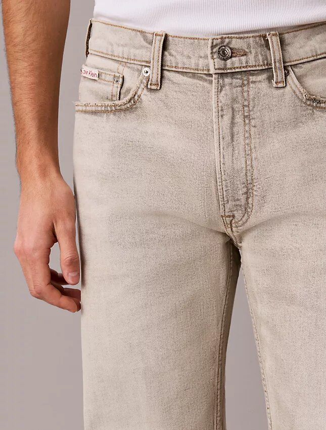 Τζιν Standard Straight από μείγμα μαλλιού Τζιν Standard Straight από μείγμα μαλλιού