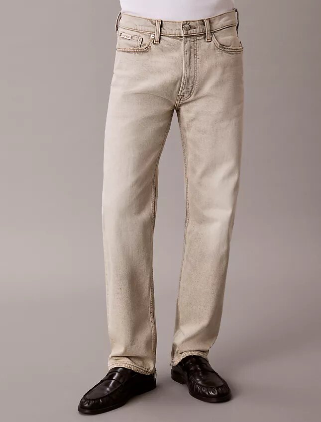 Τζιν Standard Straight από μείγμα μαλλιού Τζιν Standard Straight από μείγμα μαλλιού
