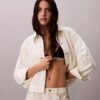 Τζιν Trucker Jacket με στενή γραμμή Τζιν Trucker Jacket με στενή γραμμή