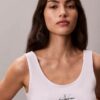 Βαμβακερό ελαστικό αμάνικο μπλουζάκι Cotton Stretch