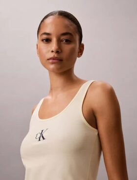 Βαμβακερό ελαστικό αμάνικο μπλουζάκι Cotton Stretch
