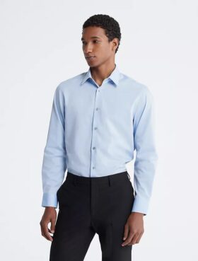 Βαμβακερό φορέμα slim fit με μοτίβο ψαροκόκαλο