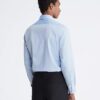 Βαμβακερό φορέμα slim fit με μοτίβο ψαροκόκαλο Βαμβακερό φορέμα slim fit με μοτίβο ψαροκόκαλο