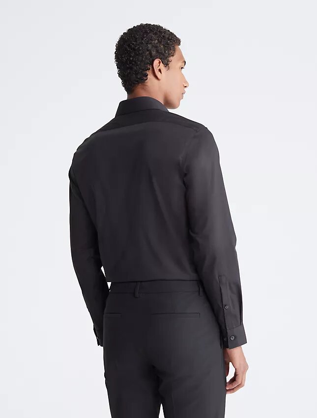 Βαμβακερό φορέμα slim fit με μοτίβο ψαροκόκαλο Βαμβακερό φορέμα slim fit με μοτίβο ψαροκόκαλο