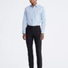 Βαμβακερό φορέμα slim fit με μοτίβο ψαροκόκαλο Βαμβακερό φορέμα slim fit με μοτίβο ψαροκόκαλο