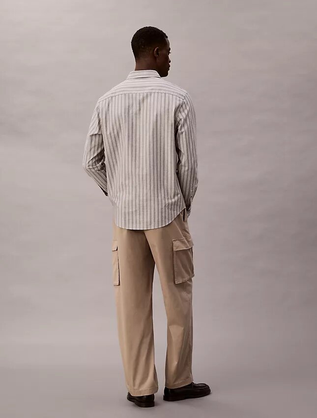 Βαμβακερό παντελόνι Cotton Stretch cargo με ελαστική εφαρμογή Βαμβακερό παντελόνι Cotton Stretch cargo με ελαστική εφαρμογή
