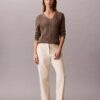 Βαμβακερό παντελόνι Cotton Stretch με ελαστική ύφανση και ίσια γραμμή