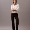 Βαμβακερό παντελόνι Cotton Stretch με ελαστική ύφανση και ίσια γραμμή