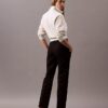 Βαμβακερό παντελόνι Cotton Stretch με ελαστική ύφανση και ίσια γραμμή