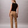 Βαμβακερό παντελόνι Cotton Stretch με ελαστική ύφανση και ίσια γραμμή Βαμβακερό παντελόνι Cotton Stretch με ελαστική ύφανση και ίσια γραμμή