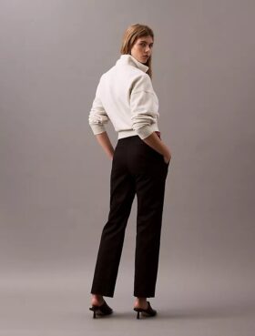 Βαμβακερό παντελόνι Cotton Stretch με ελαστική ύφανση και ίσια γραμμή