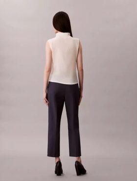 Βαμβακερό παντελόνι Cotton Stretch με ελαστική ύφανση και ίσια γραμμή