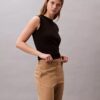 Βαμβακερό παντελόνι Cotton Stretch με ελαστική ύφανση και ίσια γραμμή Βαμβακερό παντελόνι Cotton Stretch με ελαστική ύφανση και ίσια γραμμή
