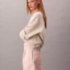 Βερμούδες από Cotton Stretch τβίλ με πιέτες