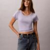 Υφασμένο Monologo Slim T-Shirt