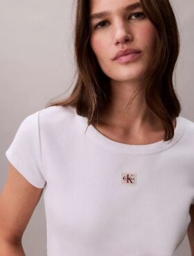 Υφασμένο Monologo Slim T-Shirt