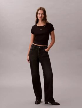 Υφασμένο Monologo Slim T-Shirt