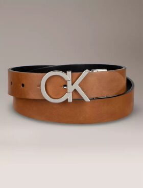 Ζώνη με πλακέτα λογότυπου Monogram και δυνατότητα αναστροφής