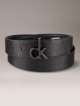 Ζώνη με πλακέτα λογότυπου Monogram και δυνατότητα αναστροφής Ζώνη με πλακέτα λογότυπου Monogram και δυνατότητα αναστροφής